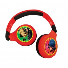 Miraculous Casque Audio Enfant 2-en-1 Bluetooth et Filaire