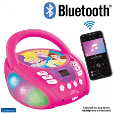 LEXIBOOK Microphone enfant karaoké Barbie Bluetooth, haut-parleur