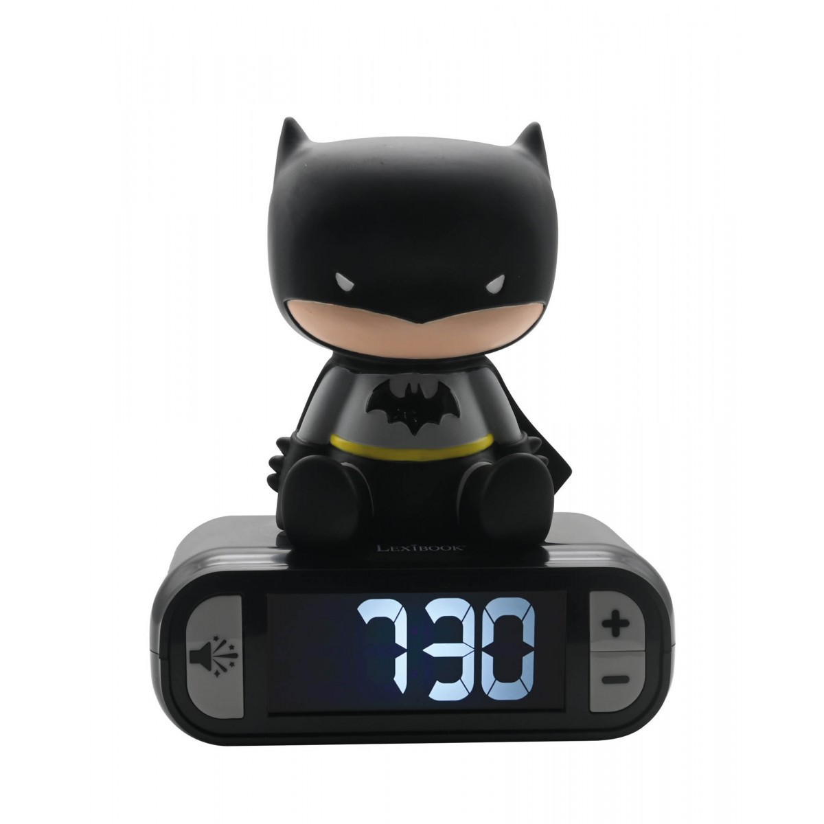 Despertador Batman con pantalla LCD digital y luz de noche integrada