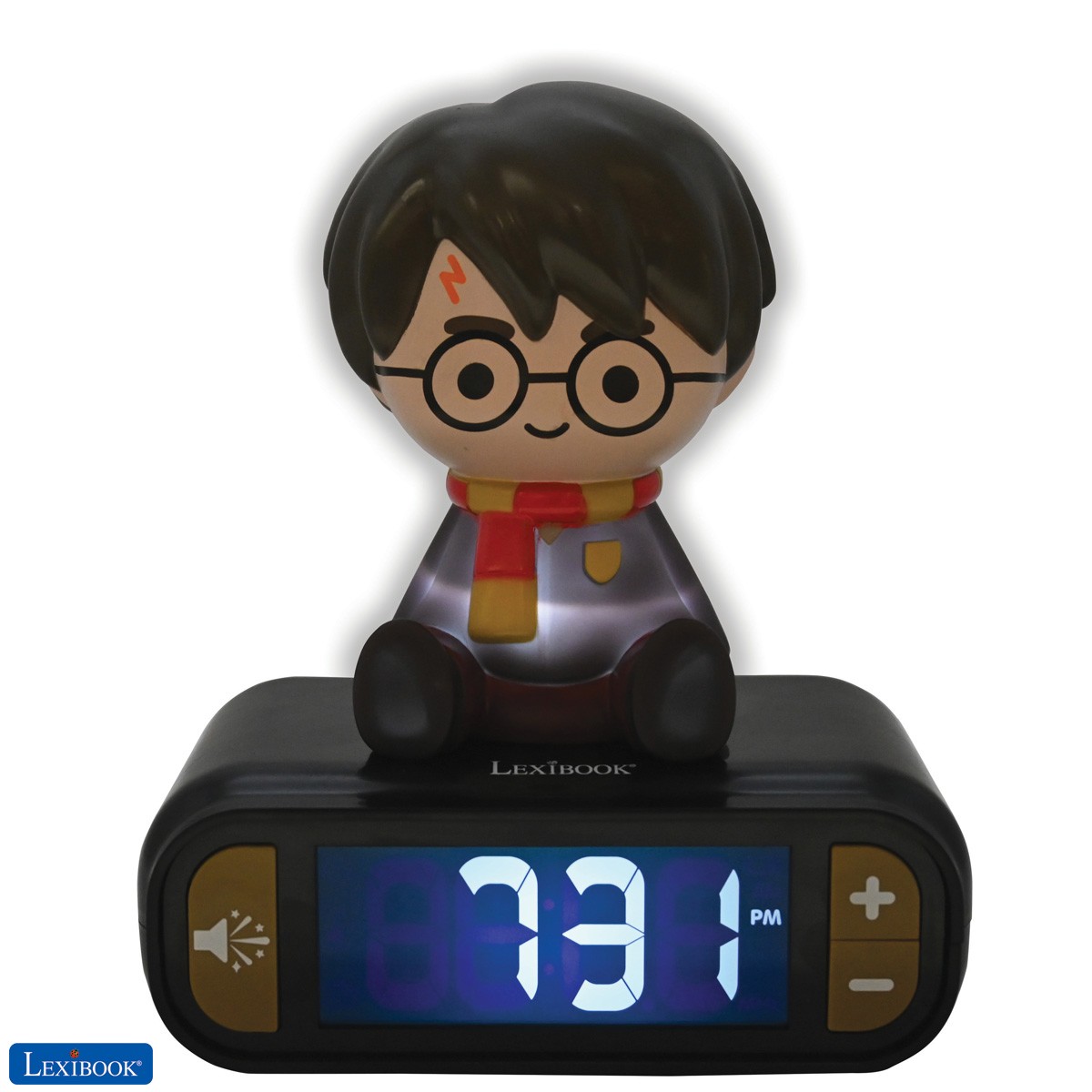 Despertador Harry Potter con pantalla LCD digital y luz de noche integrada