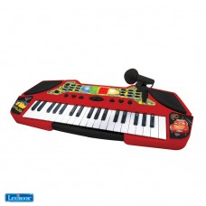 Teclado electronico con micrófono Disney Cars