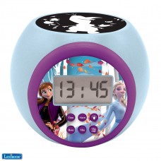Reloj despertador con proyector Disney Frozen 2 Anna Elsa con función de repetición y alarma