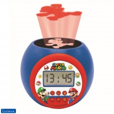 Reloj despertador con proyector Nintendo Super Mario & Luigi