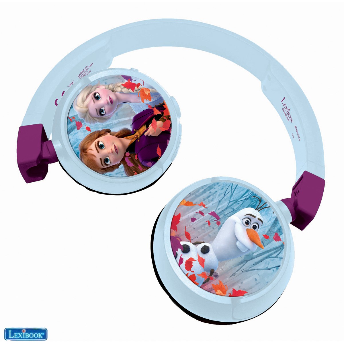 Disney Frozen Elsa Anna Cuffie stereo cablato e Bluetooth (wireless), alimentazione a misura di bambino