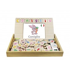 Bio Toys Scuola Delle Parole, bilingue Italiano/Inglese