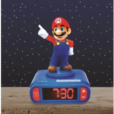 Sveglia digitale Nintendo Super Mario per Bambini con Snooze e Suoni