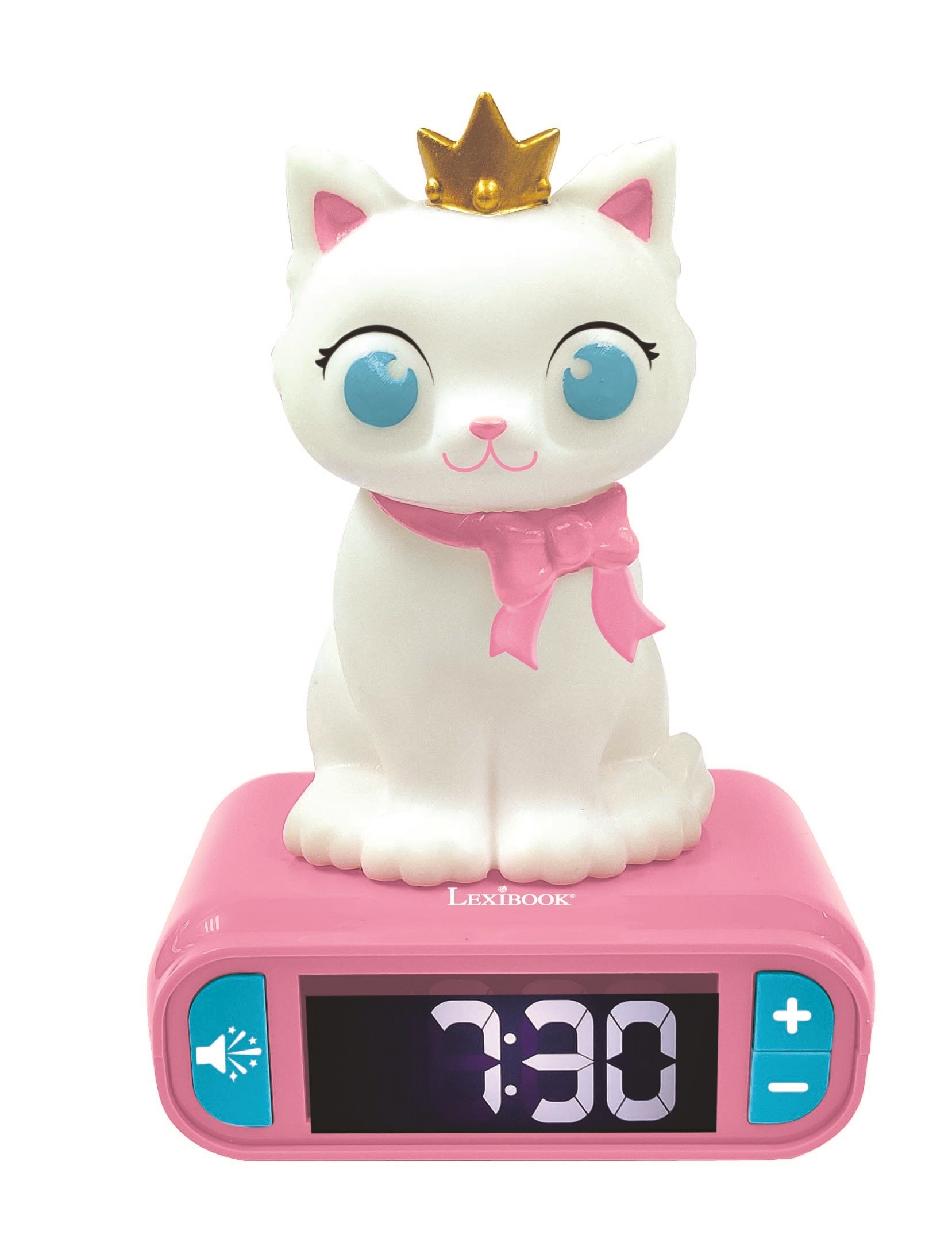Lexibook Cat Digital Alarm Clock and Nightlight