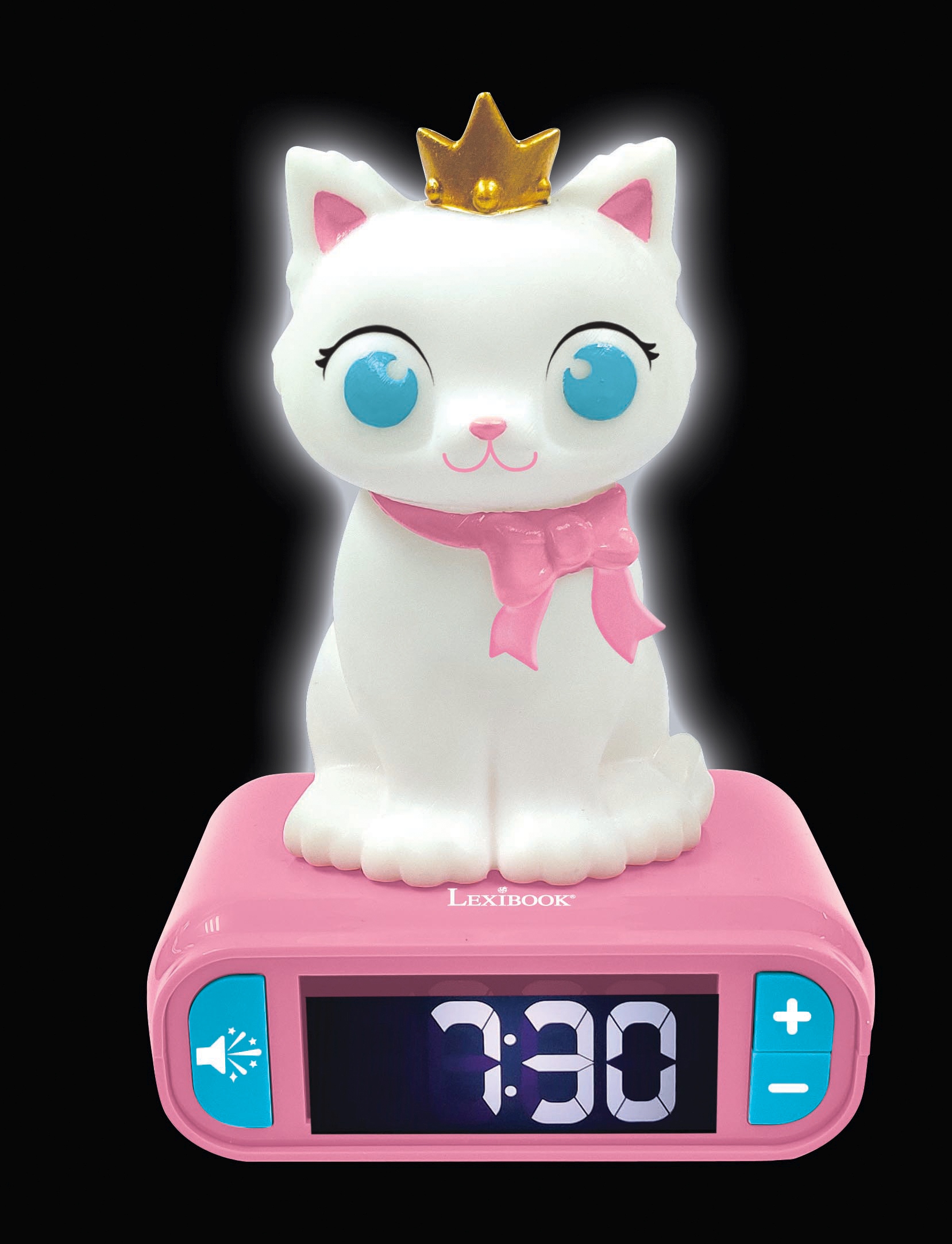 Lexibook Cat Digital Alarm Clock and Nightlight image number null