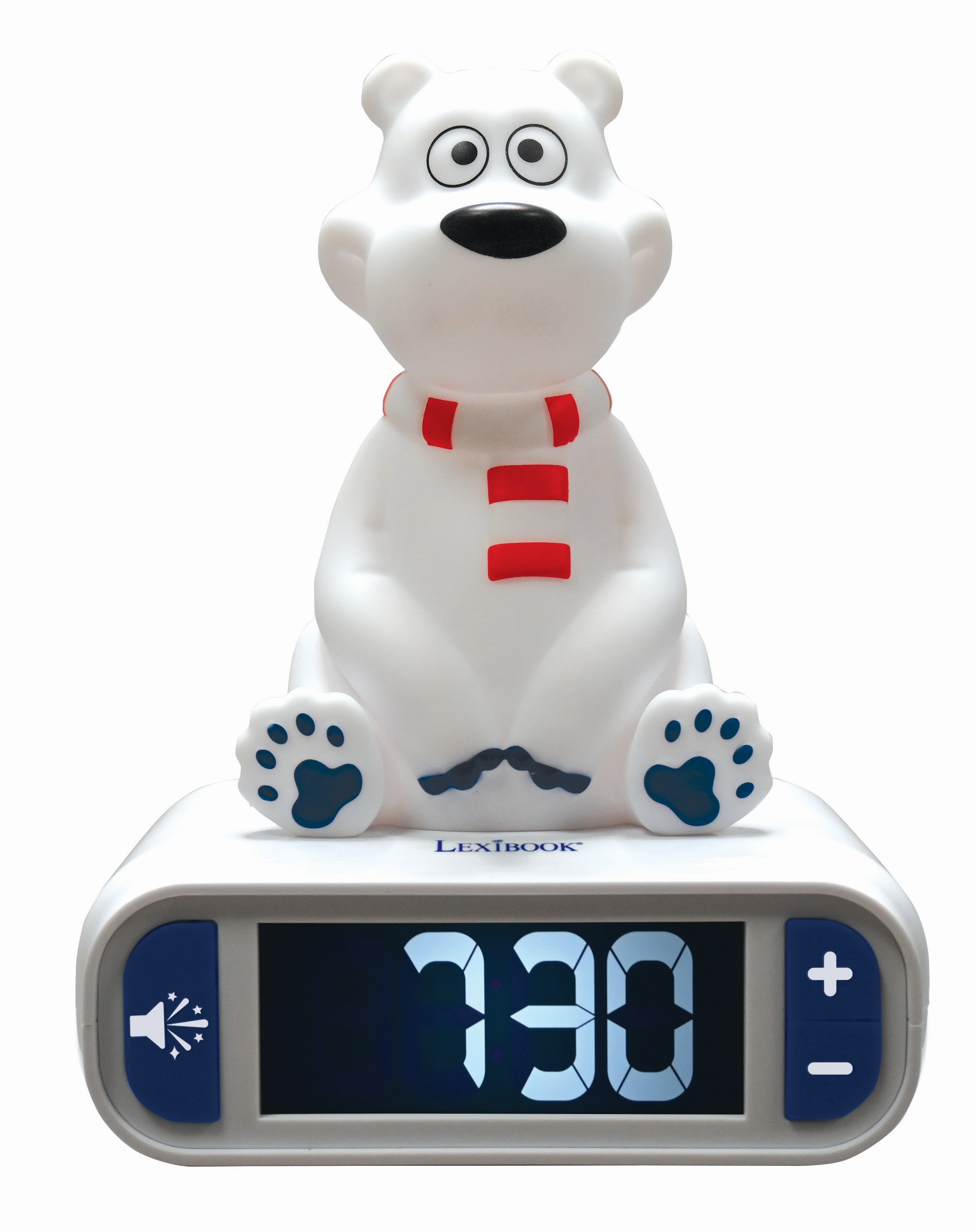 Lexibook Polar Bear Digital Alarm Clock and Nightlight