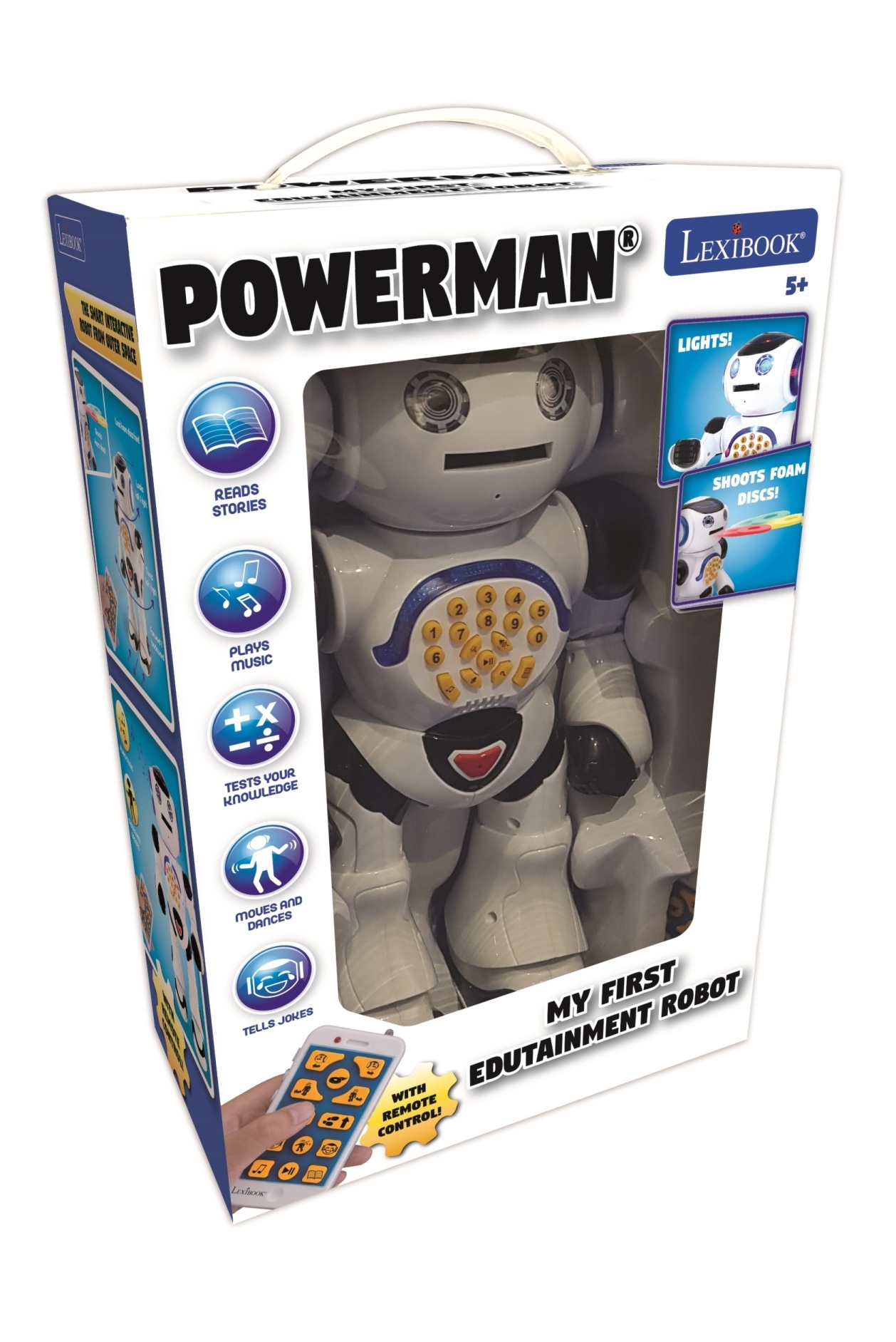Lexibook POWERMAN Interactive Robot with Remote Control image number null
