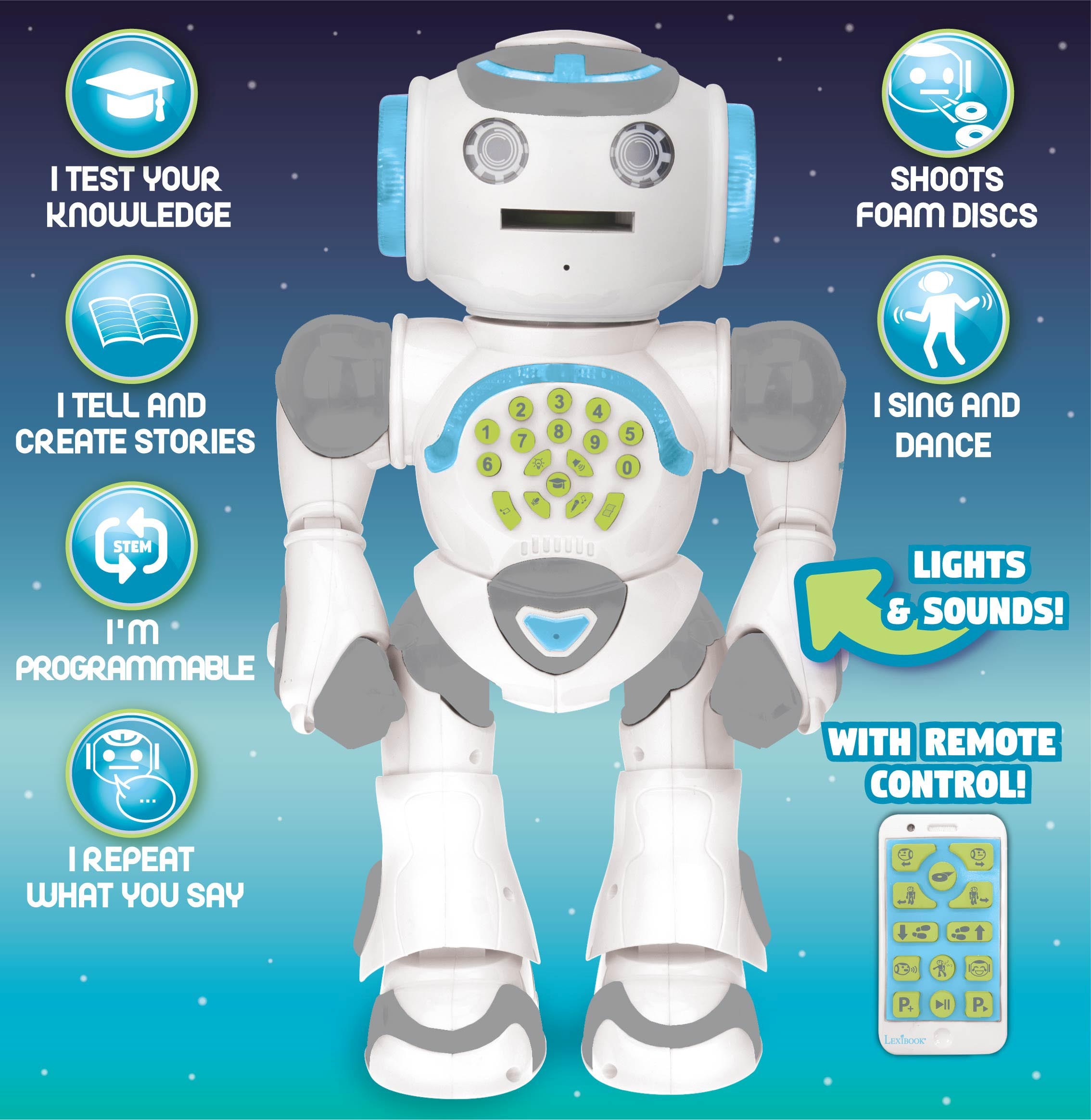 Be the first to write a review Lexibook Powerman Kids Robot