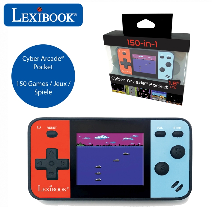 Lexibook Handheld Console Mini Cyber Arcade image number null