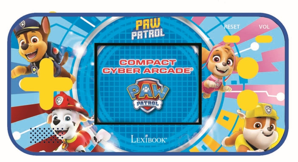 Paw Patrol Handheld Console Compact Cyber Arcade